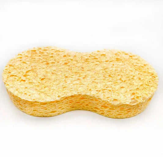 Eco friendly compostable cellulose sponge for household and car wash.