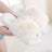 Criss Cross Fluffy Slippers in Cream