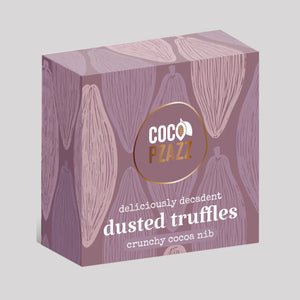 Crunchy Cocoa Nib Dusted Truffles