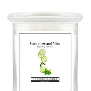 Soothing & Uplifting Cucumber and Mint Medium Jar Candle