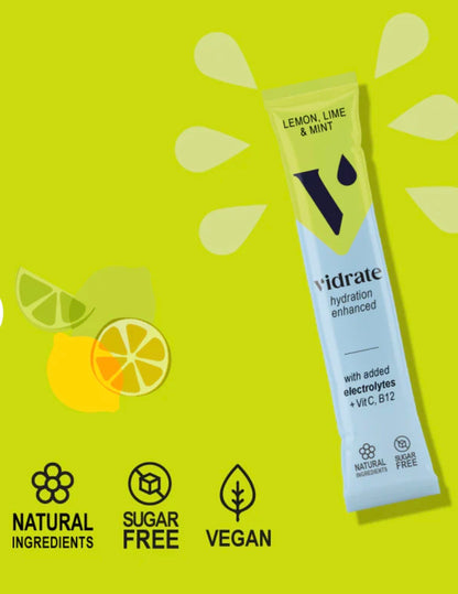 Vidrate Hydration Sachets Box of 5 | Various Flavours