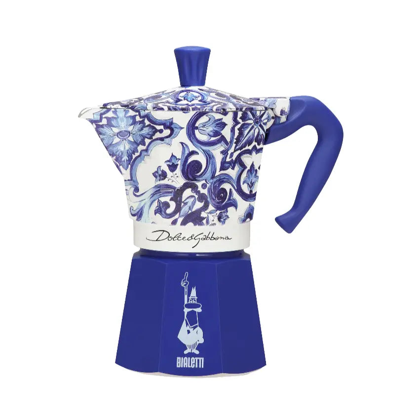 Moka Express blends Italian style & tradition. Works on most hobs; use plate for induction.