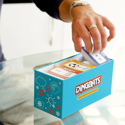 Dingbats word puzzle game featuring visual clues and over 300 brain teasing puzzles