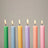 True Grace Pastel Box of 12 Dining Candles