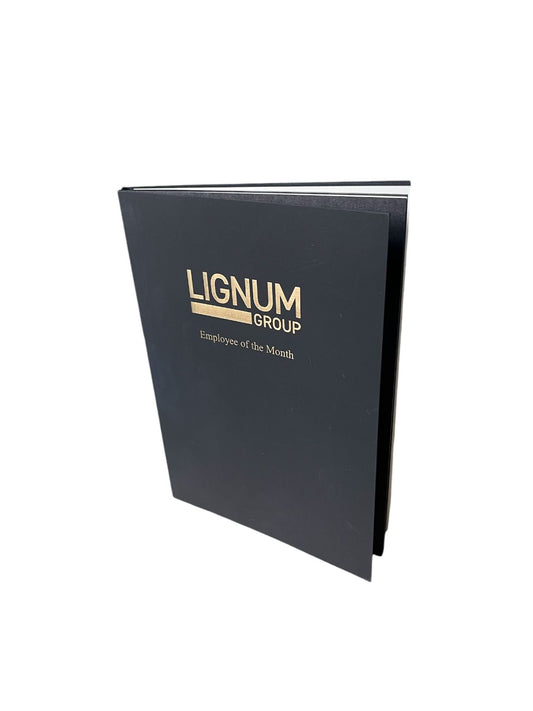 Employee of the Month notebook with elegant design.