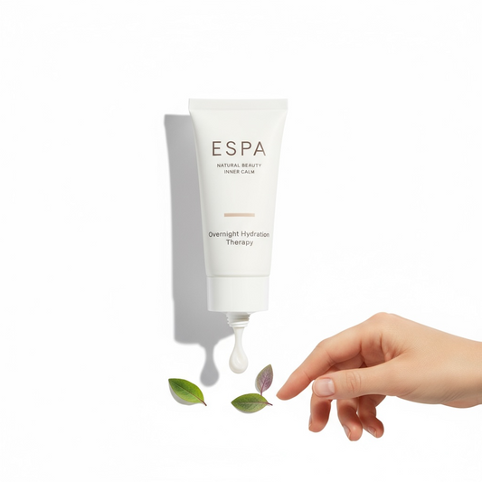 ESPA Overnight Hydration Therapy 15ml travel size – luxury overnight mask to hydrate and revitalise skin, perfect for hampers or travel.
