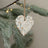 Earthy Coloured Terrazzo Hanging Heart Decoration