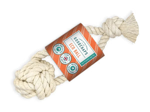 Eco Ball | Natural Cotton Dog Rope Toy | Fetch Dog Toy