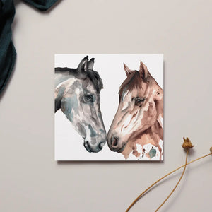 Equestrian Horse Watercolour Design Card