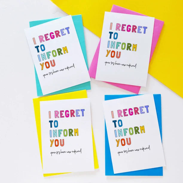 Bright & Witty Birthday Card for someone Turning 30