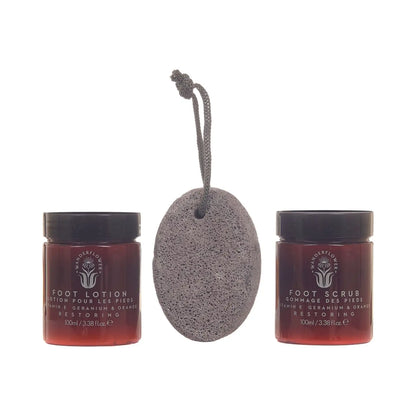 Foot Revival Lotion & Scrub Set - Geranium & Orange