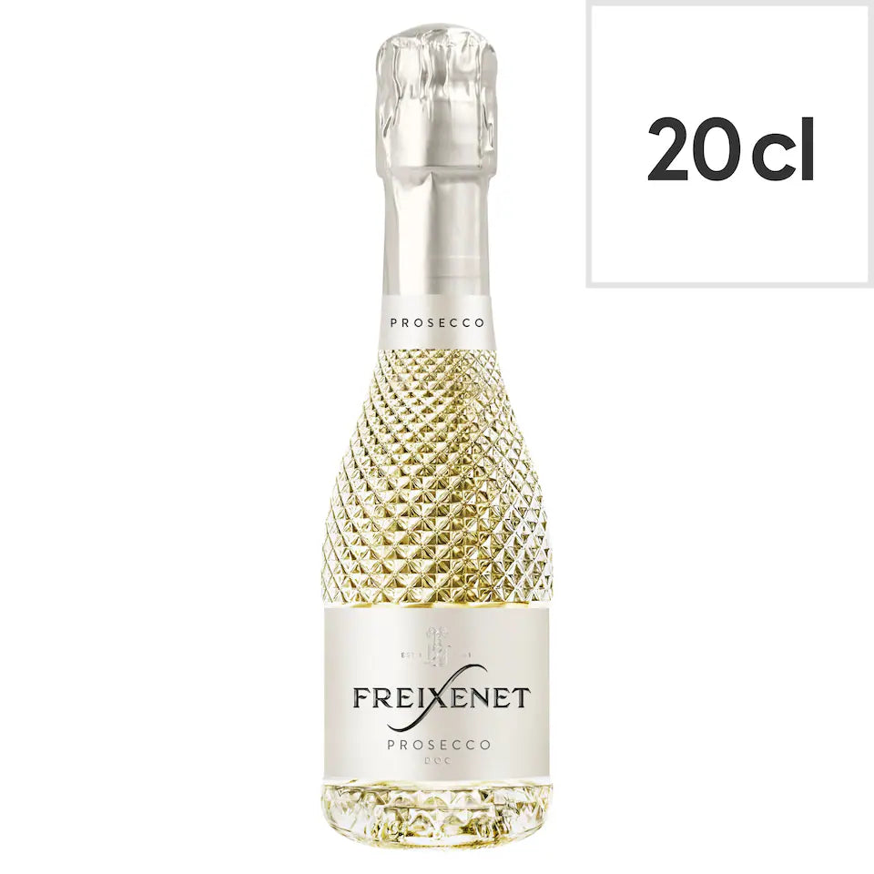 Freixenet Prosecco 20cl in elegant cut-glass bottle.