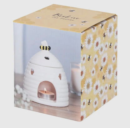 White Beehive Oil Burner