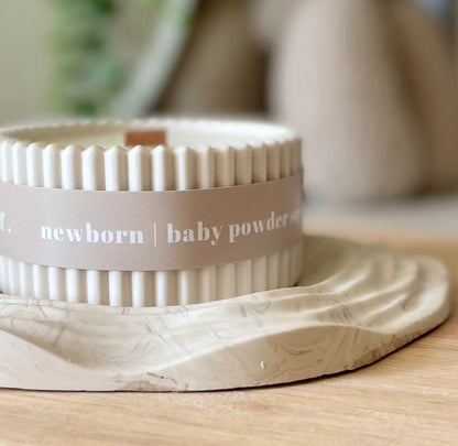 Baby Powder Stoneware Soy Wax Candle | 350g