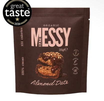 MessyDate Organic Chocolate Covered Date | Vegan and Gluten Free