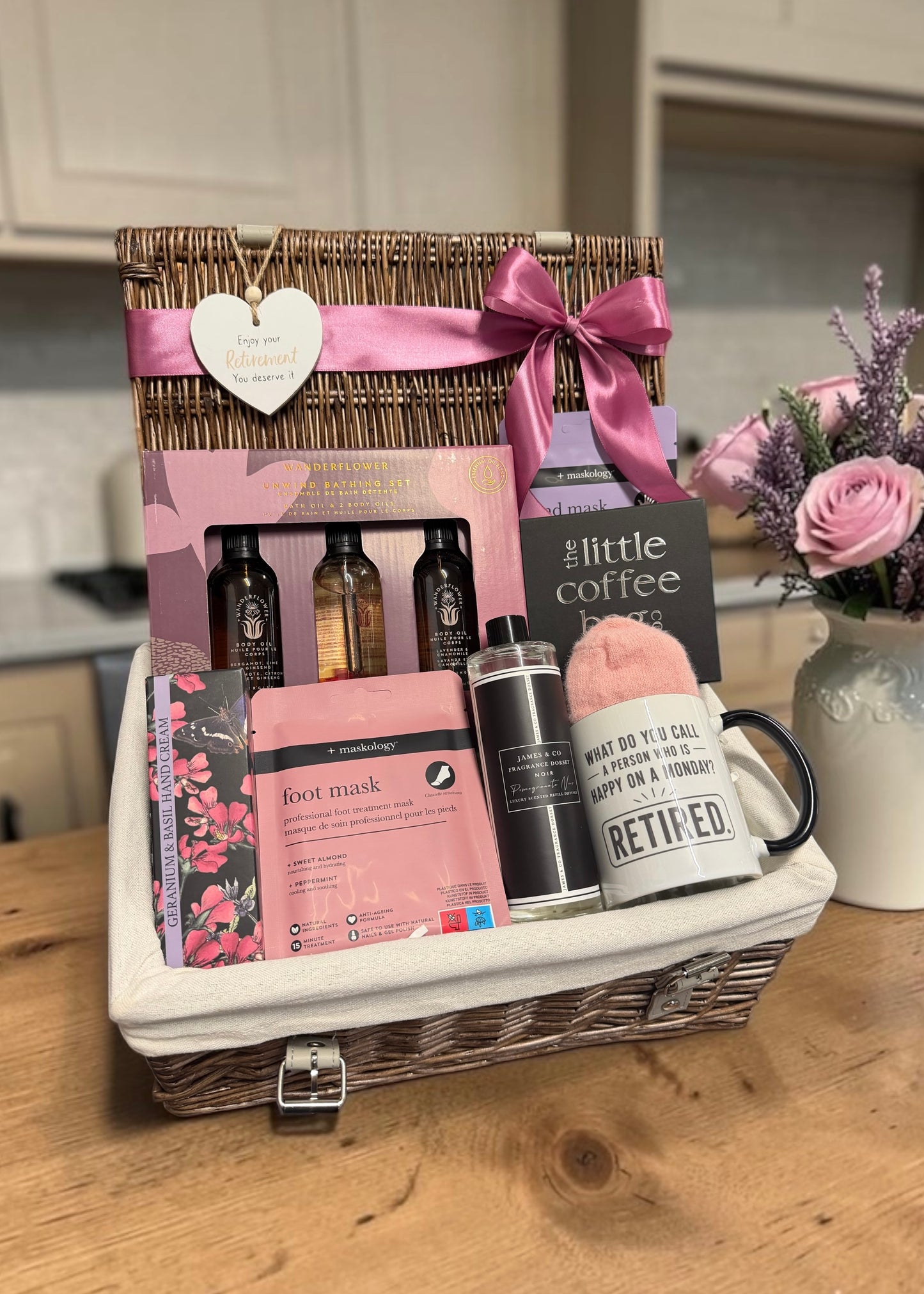 Time To Unwind Retirement Hamper | Choice Of Fizz Or Coffee