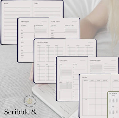 Daily Productivity Planner - Various Colour Options