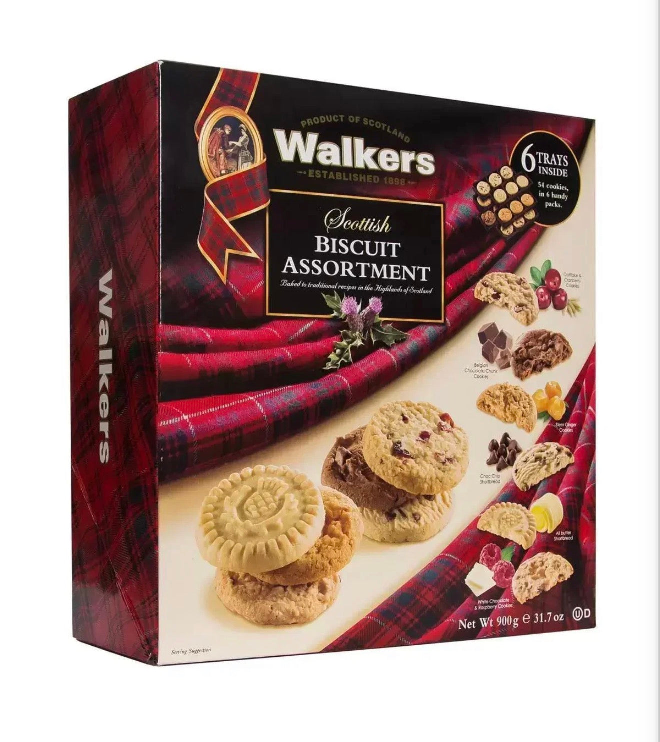 Walkers Scottish Biscuit Assortment | 900g