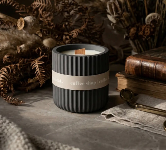 Coffee Scented Refillable Soy Candle
