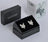 Fox Cufflinks, English Pewter Silver