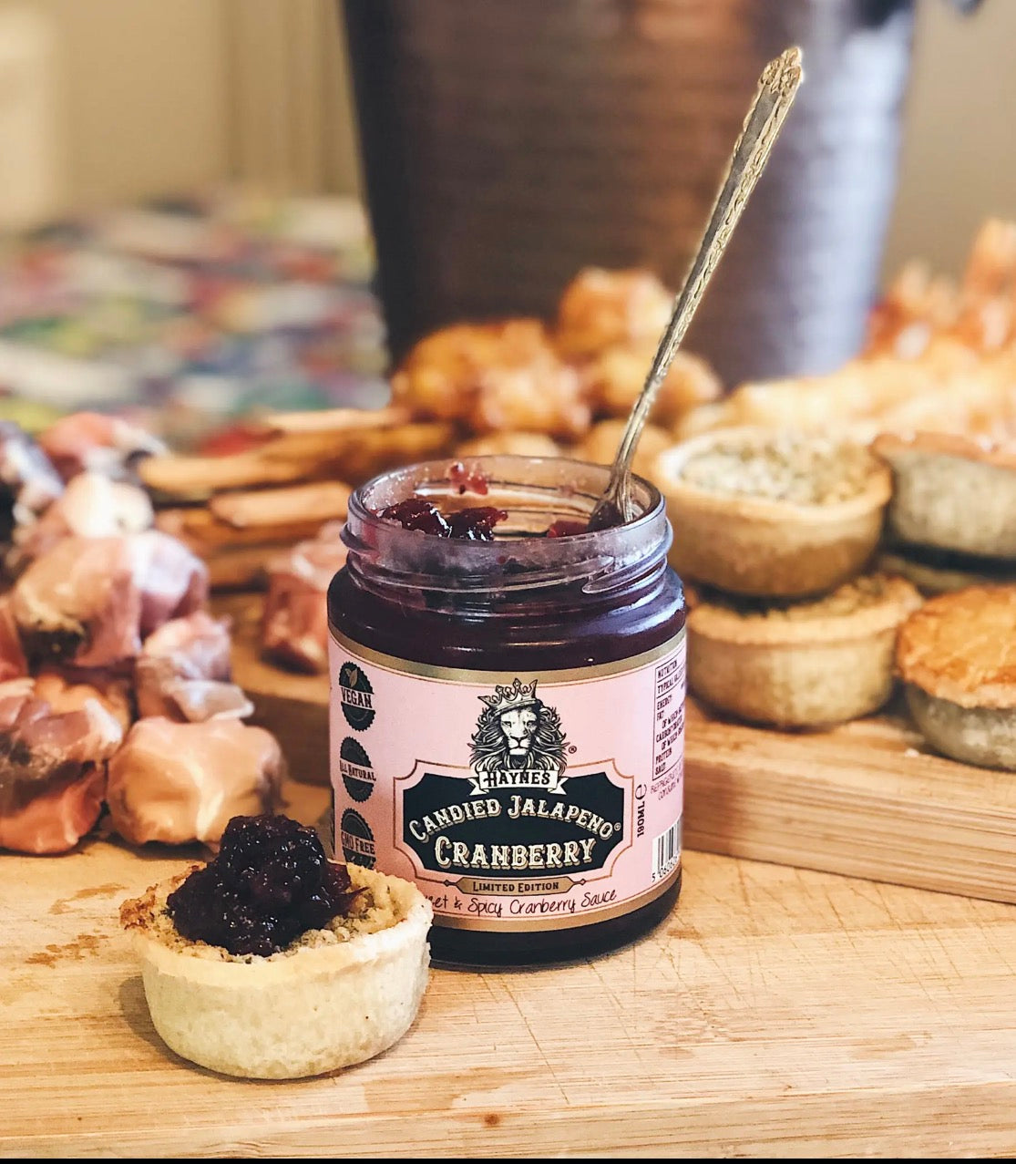 Candied Jalapeño Cranberry Sauce | 190ml Jar