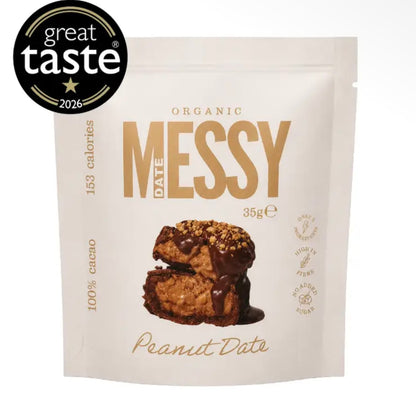 MessyDate Organic Chocolate Covered Date | Vegan and Gluten Free