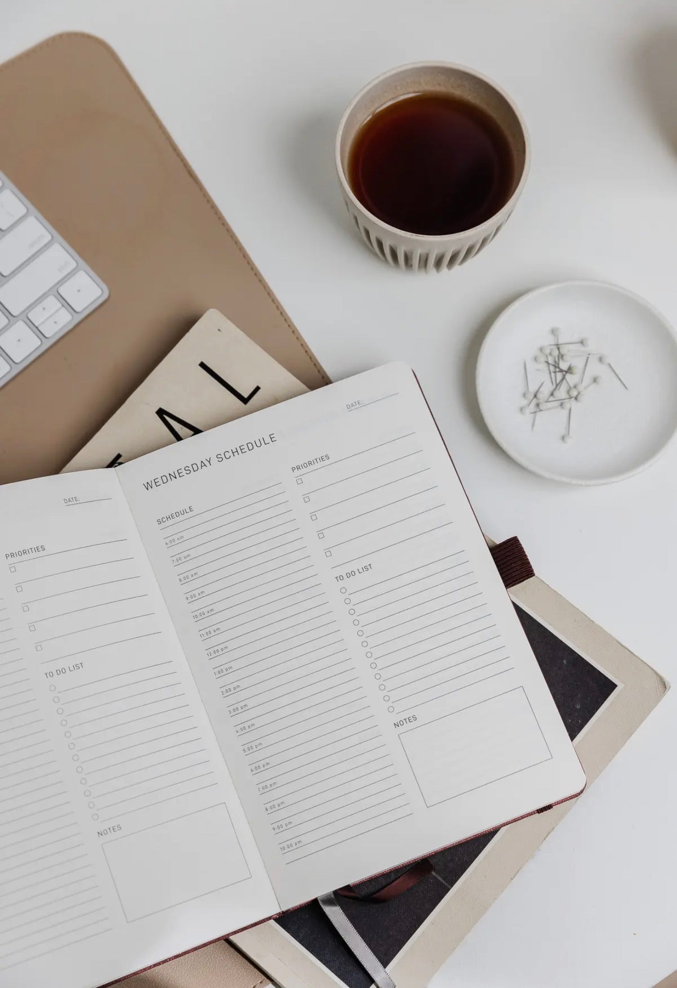 Daily Productivity Planner - Various Colour Options