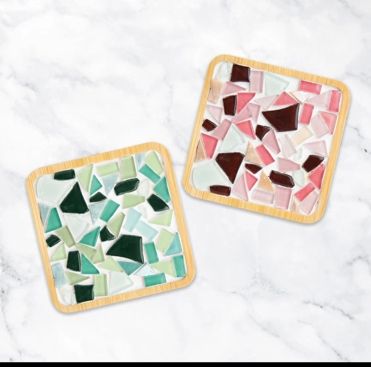 DIY Mosaic Coasters Gift Set