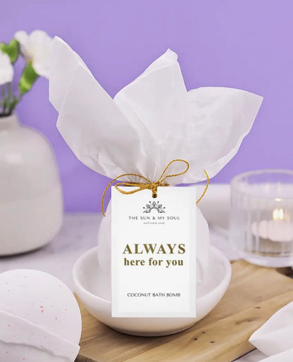 Always Here Heartfelt Bath
Bomb | Sympathy Gift
