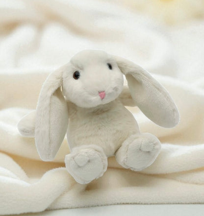 Cute Bunny Soft Toy in White