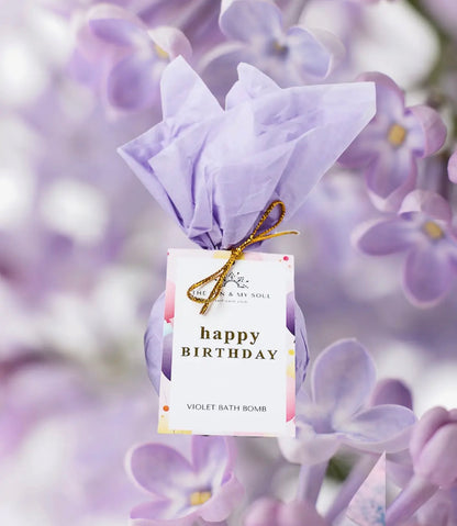 Happy Birthday Violet Bath Bomb 180g