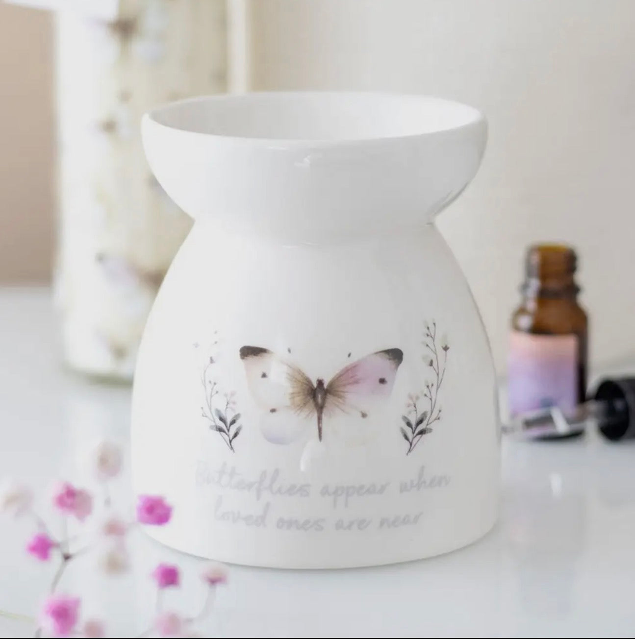 Butterflies Appear When Loved Ones Are Near Oil Burner