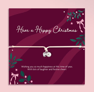 Have a Happy Christmas Bracelet | Adjustable