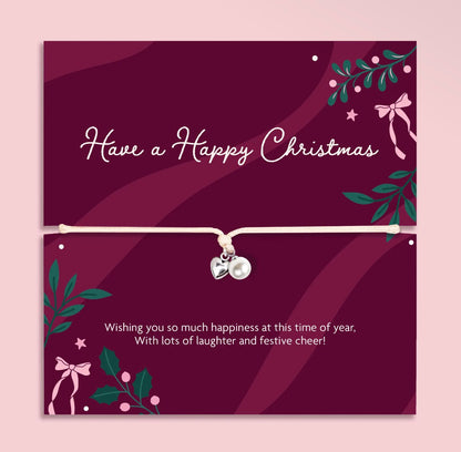 Have a Happy Christmas Bracelet | Adjustable