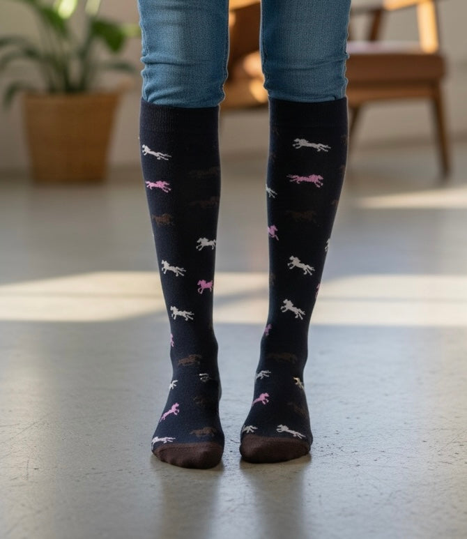 Set of 3 Long Equestrian Socks