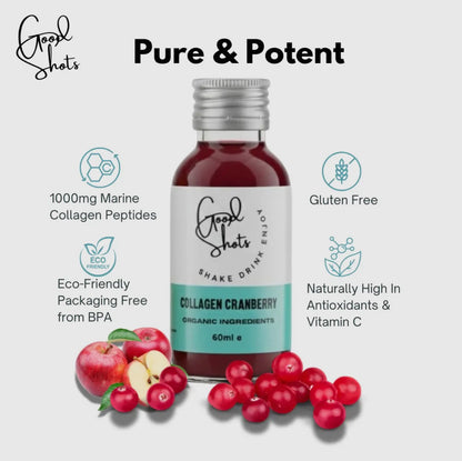 Collagen and Cranberry Functional Shot