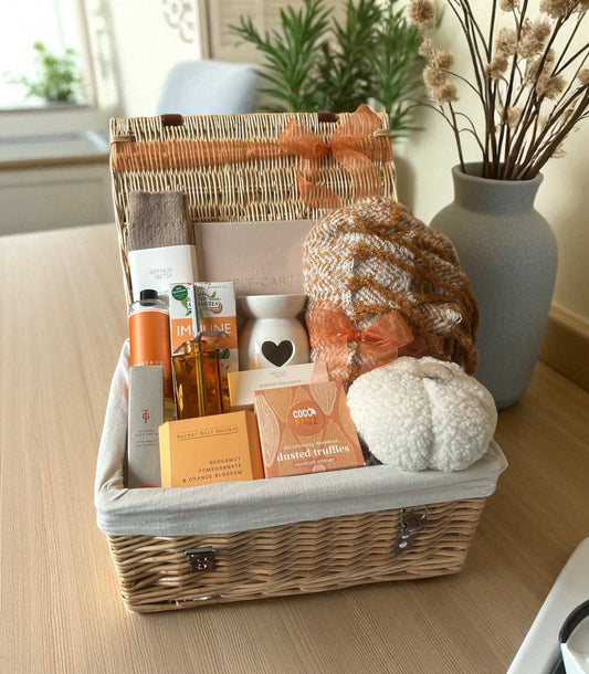 Cosy Autumnal Boo Basket