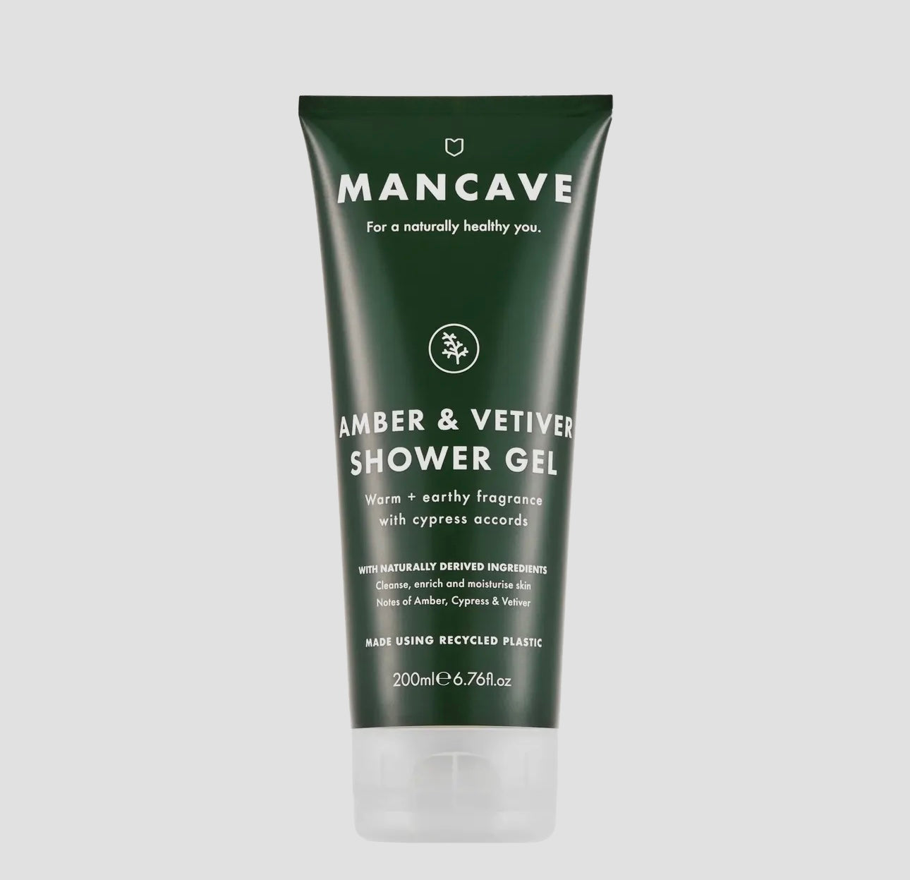 Amber & Vetiver 200ml, Mens Shower Gel