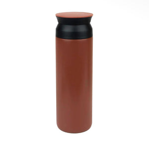 Premium Stainless Steel Travel Flask in Matt Orange or Matt Cream | 500ml