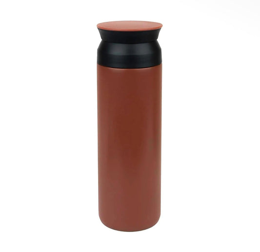 Premium Stainless Steel Travel Flask in Matt Orange or Matt Cream | 500ml