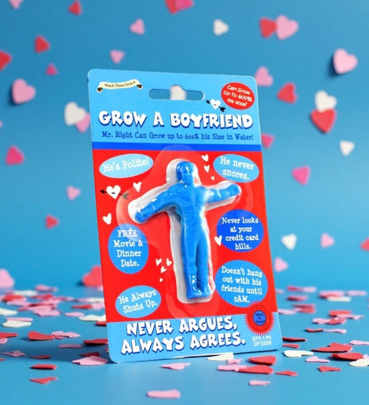 Amusing & Novelty Gift "Grow A Boyfriend" Toy