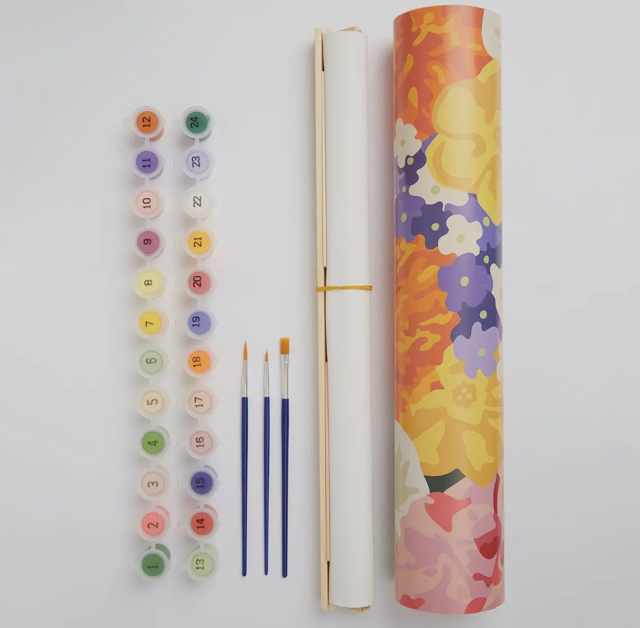 Paint By Numbers Floral Hanging Kit