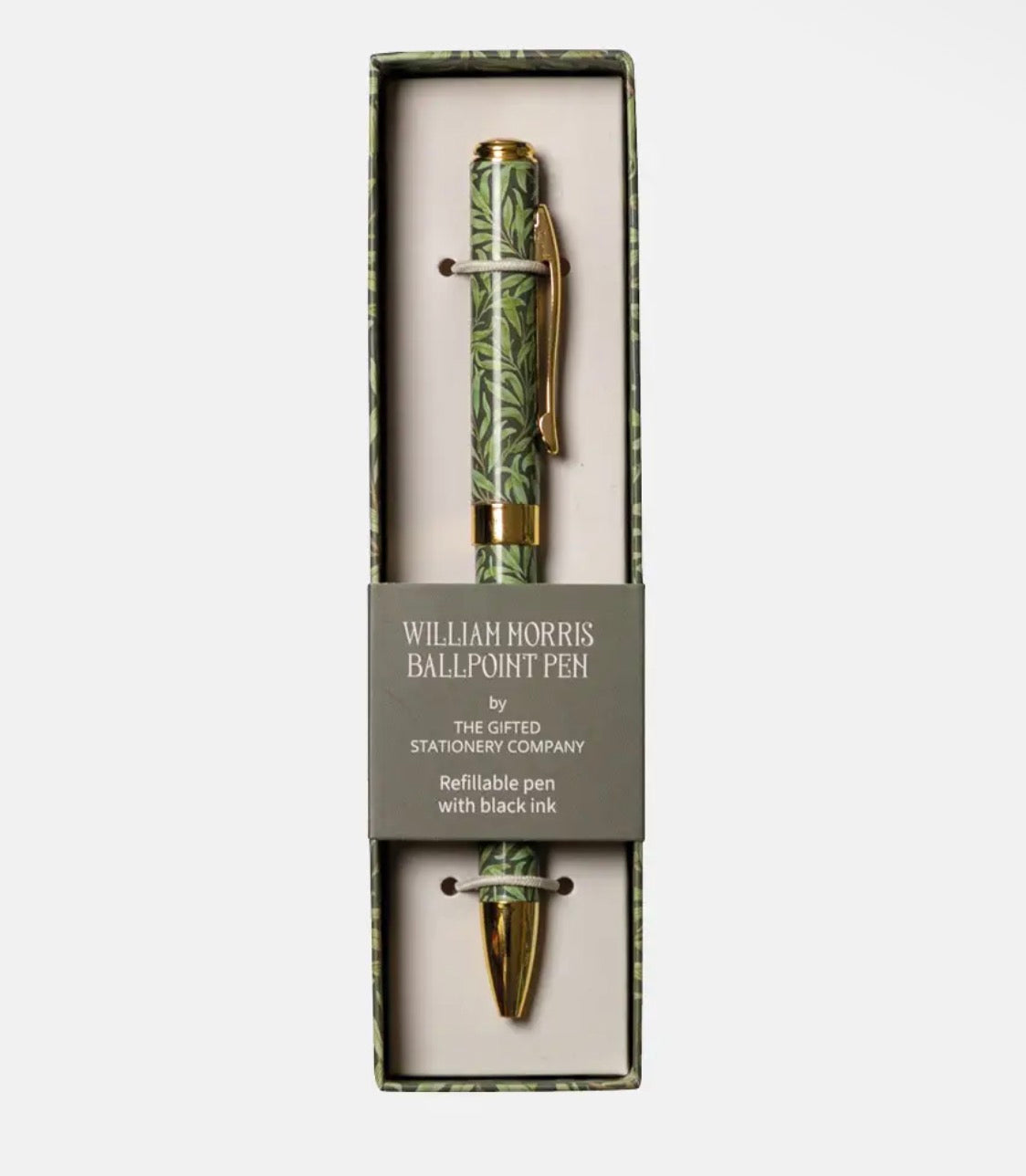 William Morris Ballpoint Pen | Green Leaf