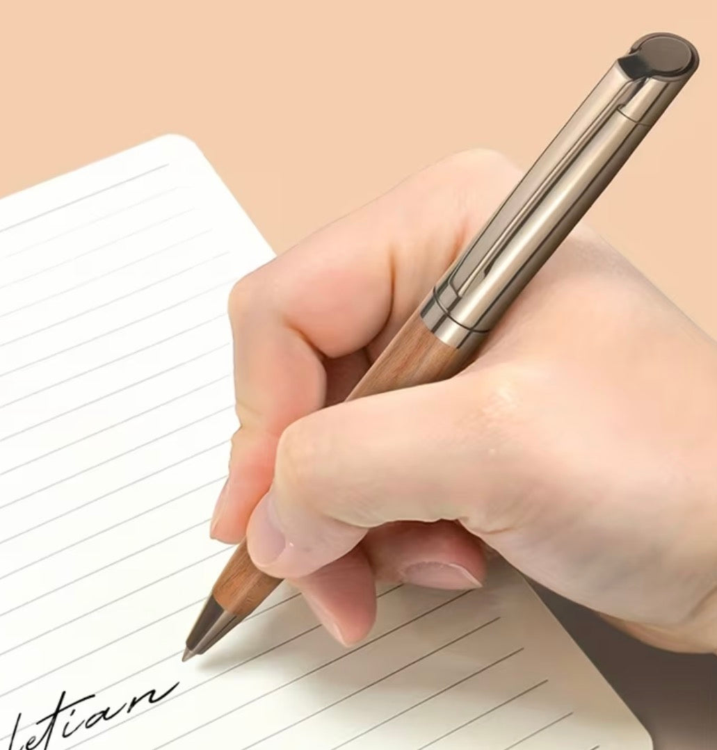 Wooden and Metal Ballpoint Pen