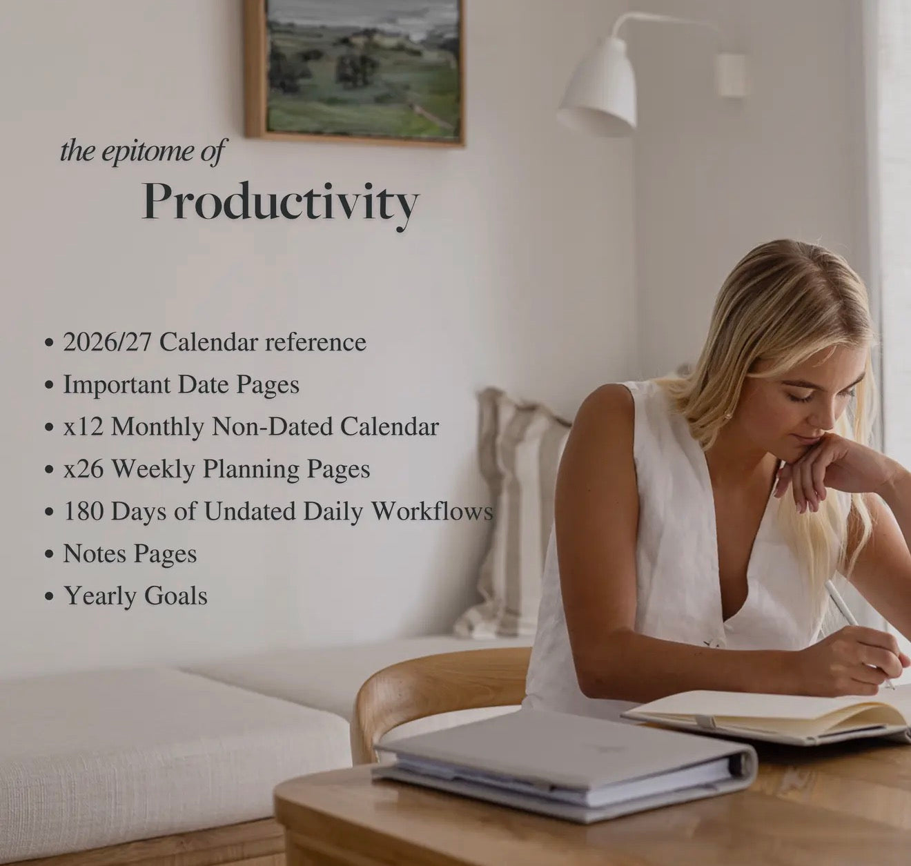 Daily Productivity Planner - Various Colour Options