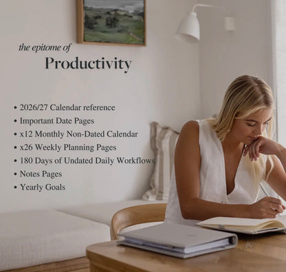 Daily Productivity Planner - Various Colour Options