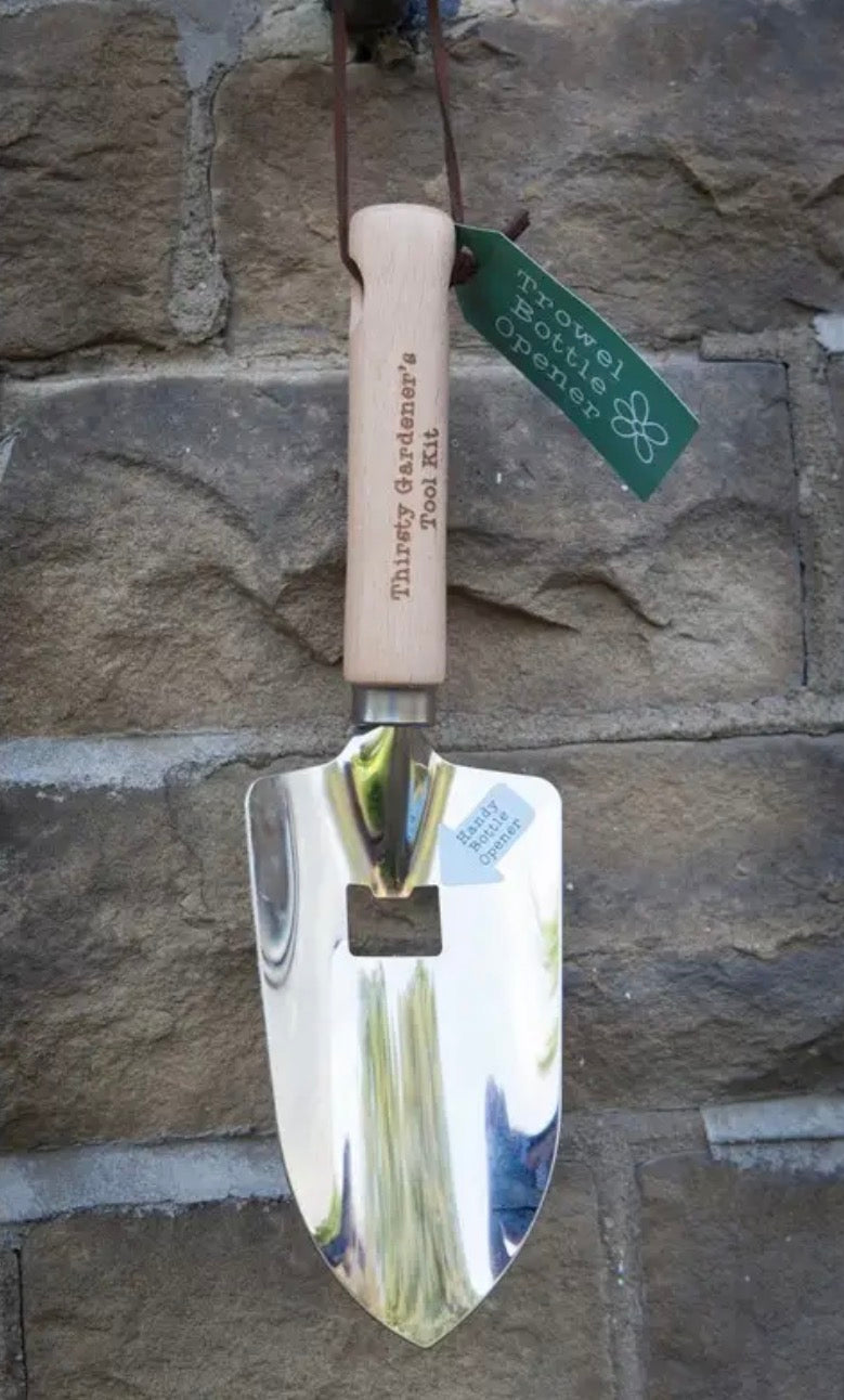 Thirsty Gardener's Bottle Opener Trowel