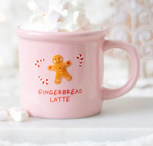 Pink Gingerbread Latte Mug