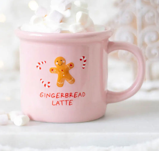 Pink Gingerbread Latte Mug