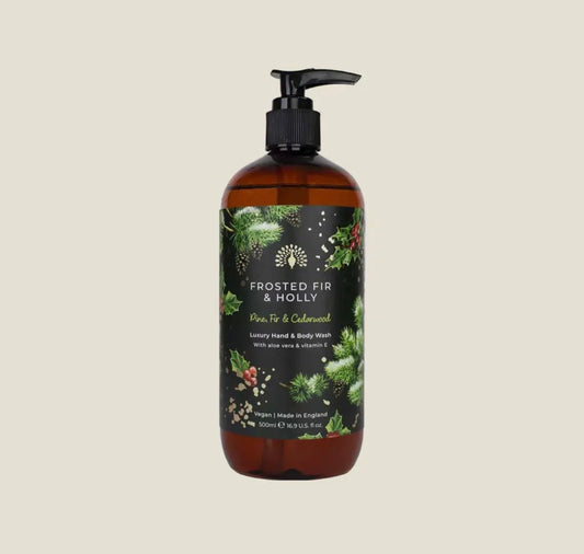 Christmas Tidings Frosted Fir & Holly
Hand and Body Wash